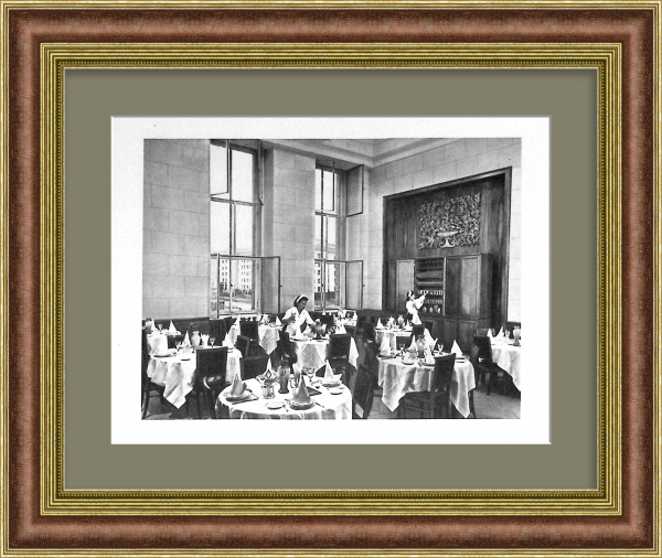 В диетической столовой , МГУ. Редкая, тиражная графика