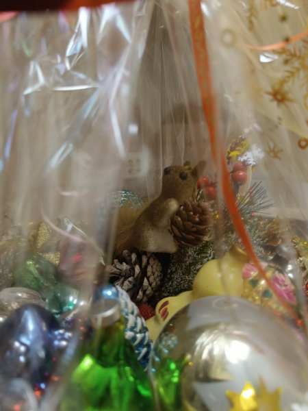 большой набор новогодних игрушек ссср 1960-х гг.