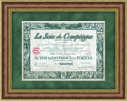 Акция компании по производству шелка и шин, La Soie de Compiegne, 1927 год