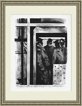 Шахтеры, авторская литография