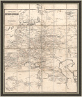 Почтовый дорожник - специальная карта Российской империи 1901 года