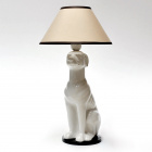 Собака в стиле ардеко, изящная лампа