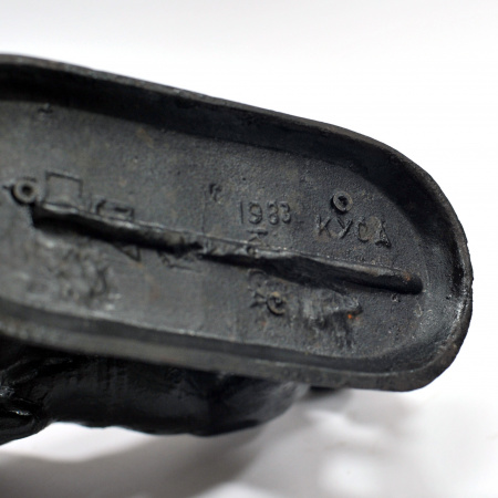 конь у плетня. куса, винтажная статуэтка