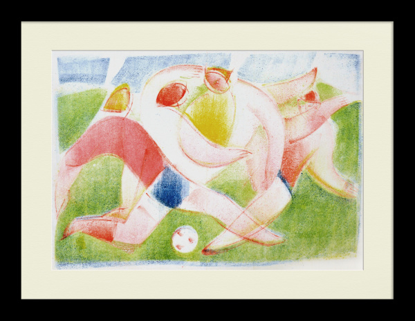 Футбол. Авторская гравюра большого формата