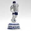 Футболист. Фарфоровая статуэтка, Гжель