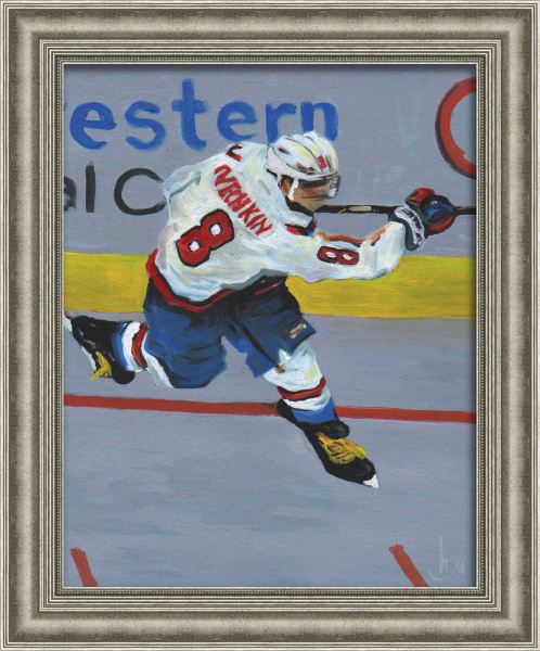 Рекорд. Хоккей с шайбой, авторская живопись