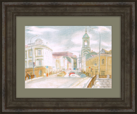 Пятницкая улица, автолитография Дехтеревой