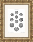 Раритетные монеты эпохи Возрождения, старинная фототипия