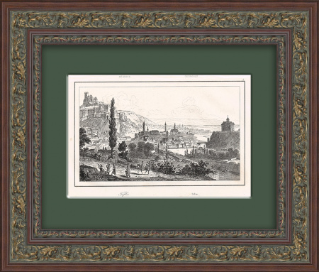 Грузия, Тифлис. Гравюра 1838 года