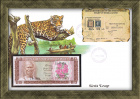 Сьерра-Леоне: купюра, конверт, марки со спец. гашением. Коллекционный выпуск