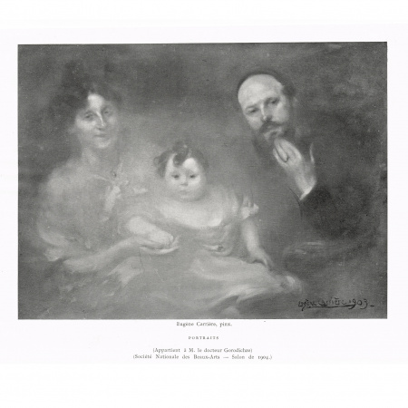 "Семейный портрет", с картины Эжена Каррьера, 1904 г.