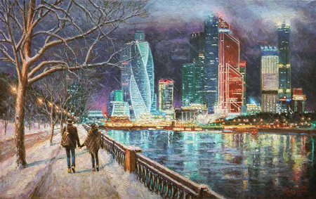 Царство теней и неоновых огней. Москва-Сити