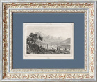 Столица армянского царства Карс. Старинная гравюра 19 века