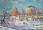 Измайлово. Зима. Картина А. Ковалевского