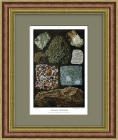 Метеориты, старинная хромолитография