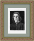 Портрет юноши с картины Сандро Боттичелли, редкая гравюра 19 века