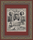 ЦИК СССР: М. Калинин, А. Червяков, Н. Айтаков и др. Иллюстрация 1928 года