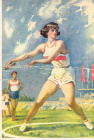 "Девушка, метающая диск", открытка 1961 года