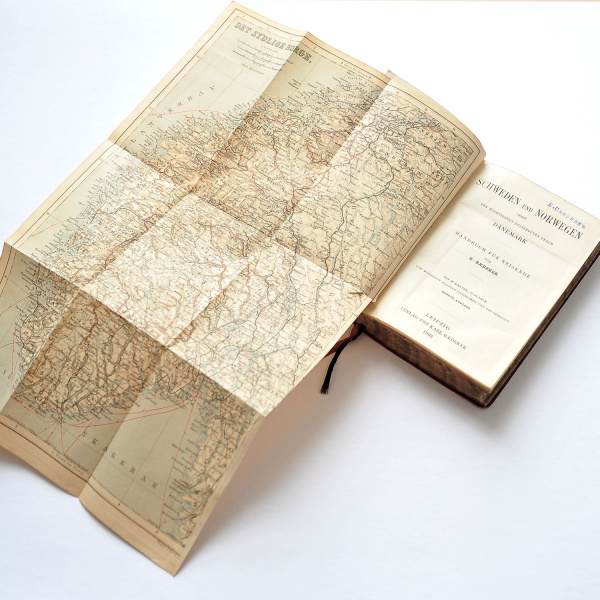 путеводитель: швеция, норвегия с 59 картами-литографиями