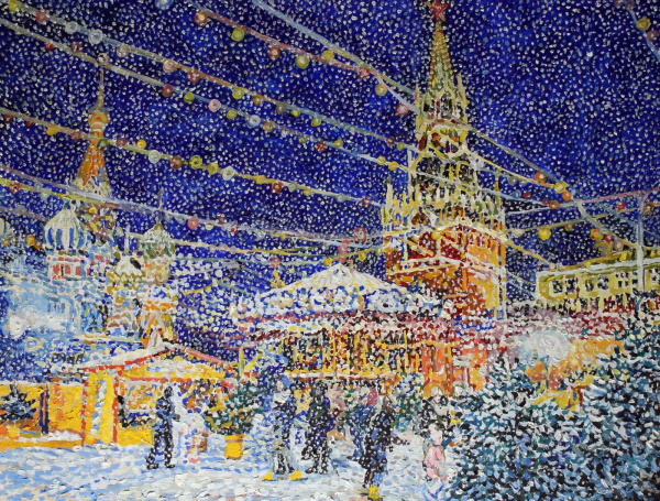 Новый год в сердце Москвы. Авторская современная живопись