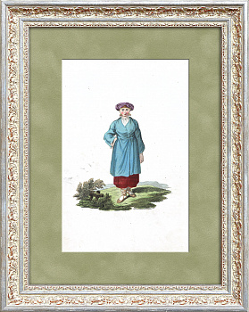 Костюмы Российской империи: ингерманладская крестьянка, 1811 г.