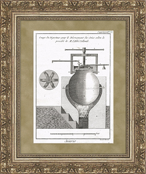 Текстильная промышленность: "Котел для варки шелка". Гравюра из серии "Ремесла" Дидро, 18 век
