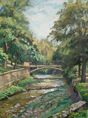 Кисловодск, национальный парк. Живопись А. Ковалевского