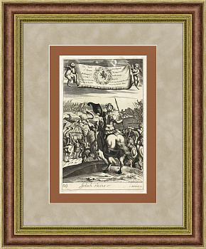 Победа Давида, большая гравюра 1701 года Победа Давида, большая гравюра 1701 года