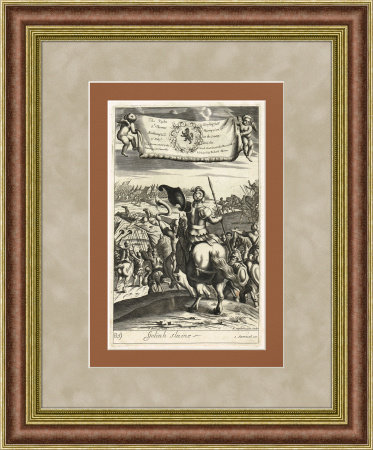 Победа Давида, большая гравюра 1701 года