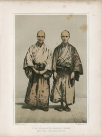 Дипломатия Японии и США. Серия литографий 1850-х гг.