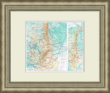 Урал, советская обзорная карта