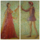 Ромео и Джульетта, диптих. Живопись, большой формат