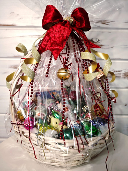 Большой набор новогодних игрушек с овощами и животными Большой набор новогодних игрушек с овощами и животными