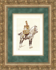 Литаврщик лейб-гвардии Кирасирского Ея Величества полка. Литография 1893 года
