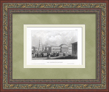 Оружейная палата Московского Кремля. Уникальная гравюра 19 века.  Оружейная палата Московского Кремля. Уникальная гравюра 19 века.