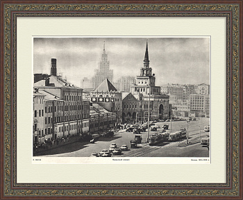 Казанский вокзал, Москва. Советская графика Казанский вокзал, Москва. Советская графика