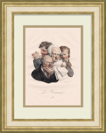 Пресса и буржуазия. Антикварная литография 1826 года