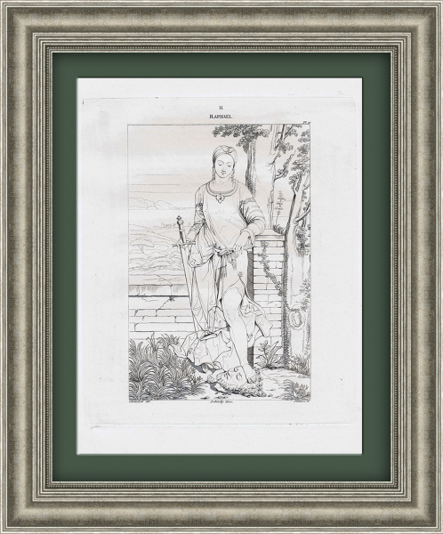 Юдифь. Гравюра с картины Джорджоне, редкость