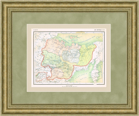 Якутская Автономная ССР, старинная карта, 1928 г.