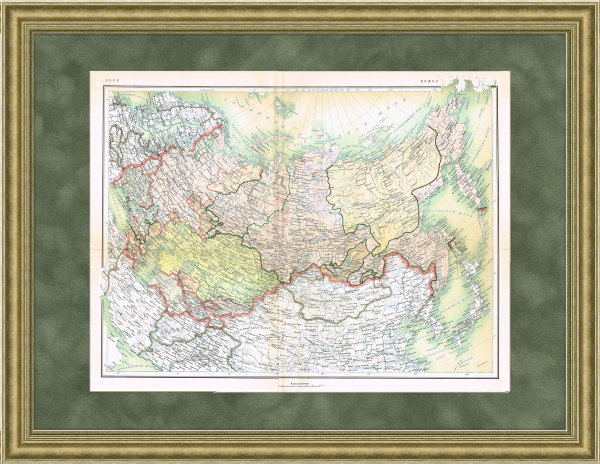 "РСФСР", карта 1928 года, большой формат