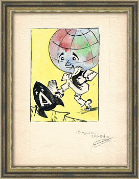 Мир против ядерной войны! Оригинальная авторская графика