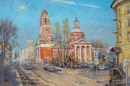 Церковь Троицы Живоначальной. Картина, живопись