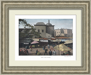 Базар в Стамбуле. Старинная фототипия