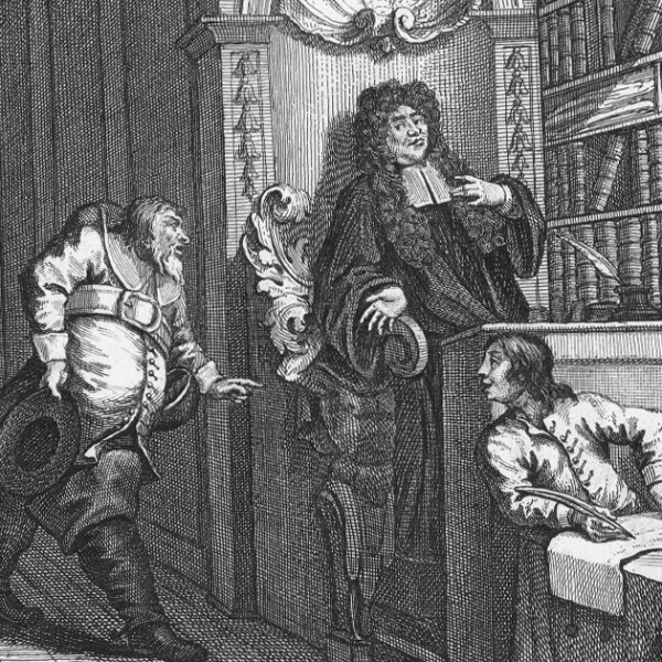 У юриста. Очень редкая гравюра Хогарта, 18 век Подарок руководителю у юриста. очень редкая гравюра хогарта, 18 век