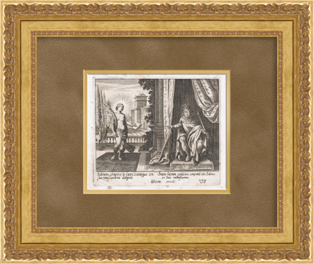 Явление царю Соломону. Гравюра 1680 года