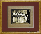 Старинная фотография "Свадебная церемония", 1910-е гг.