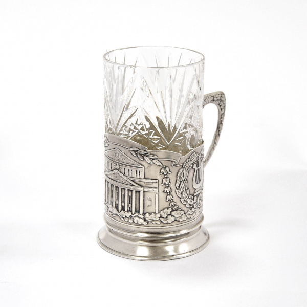 Подстаканник "Большой театр". Серебро 875 пробы Подстаканник "Большой театр". Серебро 875 пробы