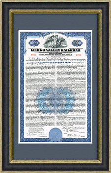 Облигация железнодорожной компании Lehigh Valley Railroad