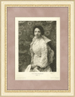 Старинная гравюра, актриса Вера Комиссаржевская, 1915 г.