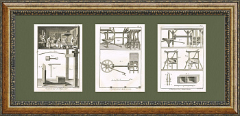 Кожевенник: Изготовление замши и лайки, гравюры из серии "Ремесла" Дидро, 1770-е гг.